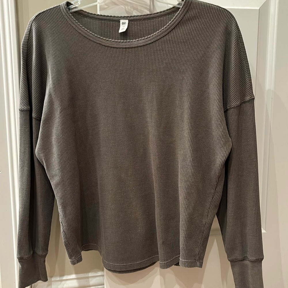BP casual waffle knit crew neck tee